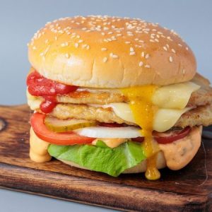 TRIPLE ČIKEN BURGER