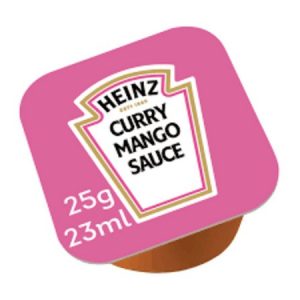Dip Heinz curry mango sos
